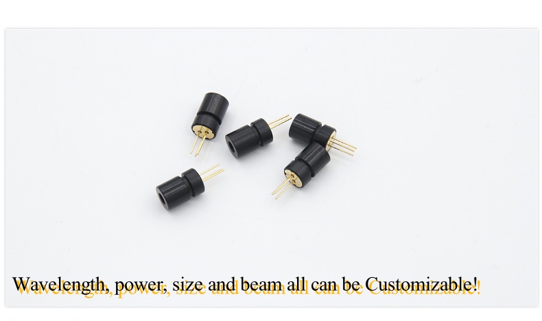 M&oacute;dulo de diodo l&aacute;ser de punto rojo de 5 mW 