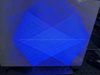 99 líneas láser 450 nm 1.6W módulo láser múltiple azul para escáner 3D