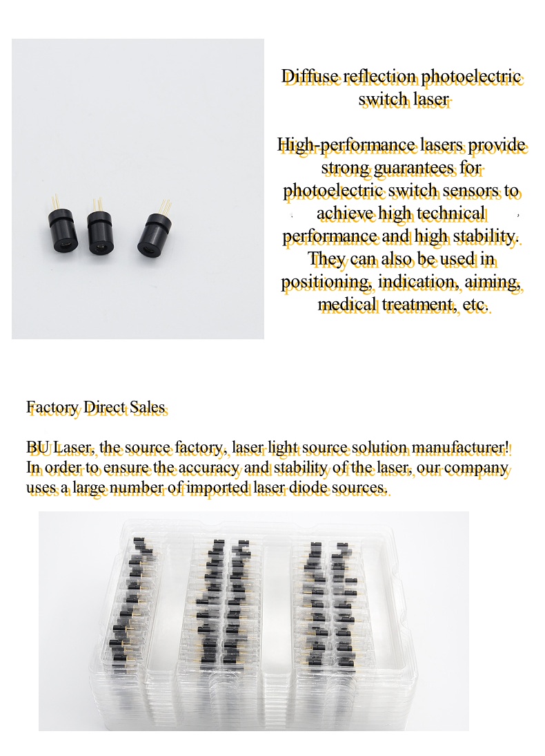 M&oacute;dulo de diodo l&aacute;ser de punto rojo de 5 mW 