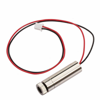 Módulo láser de punto rojo de 658 nm de 100mw ajustable para apuntar láser