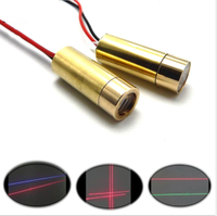  3V-5V D9 mm 520 nm 5MW Módulo láser de línea verde para el posicionamiento láser