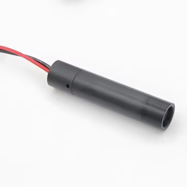 Módulo láser rojo de 12 mm de 650 nm 5MW con un tamaño de mancha de 7 mm a una distancia de trabajo de 30 m