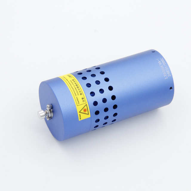 Módulo láser monomodo rojo de 638 nm y 0,2 mW con fibra acoplada para detección de sangre médica