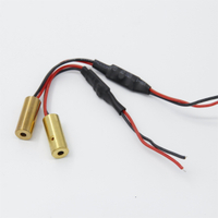 D8 mm mini tamaño 520 nm 5MW módulo láser de haz de punto verde para láser para láser