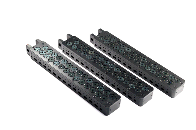 Módulo láser de múltiples líneas rojas de 638nm para semáforo y advertencia de encrucijada Luz láser