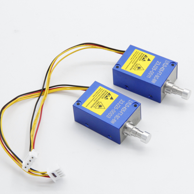 UV 405NM 4W Módulo láser de fibra acoplada espacialmente para la exposición a PCB