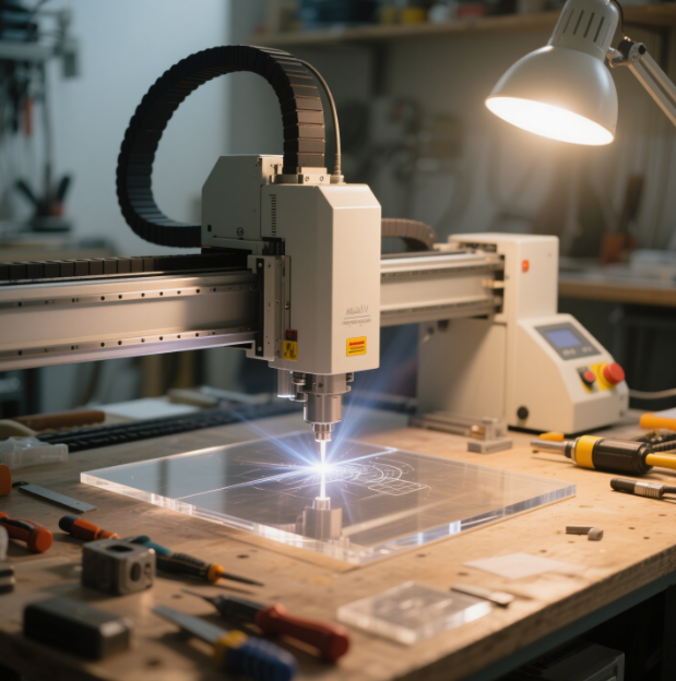 Cómo cortar acrílico transparente con láser de diodo