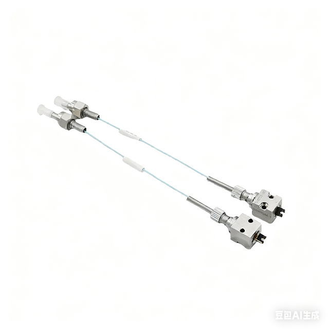 Módulo láser acoplado de fibra roja monomodo 4um fibra 638nm 50mW para tratamiento de miringitis