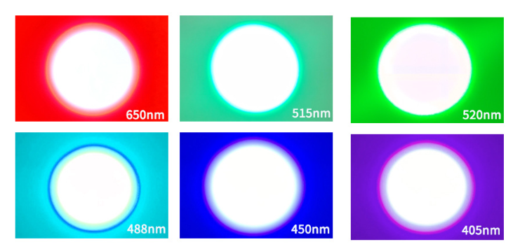 l&aacute;ser de fibra de 488 nm
