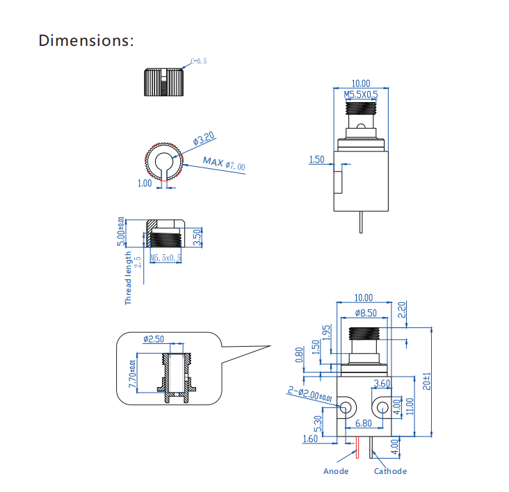 L&aacute;ser de fibra roja