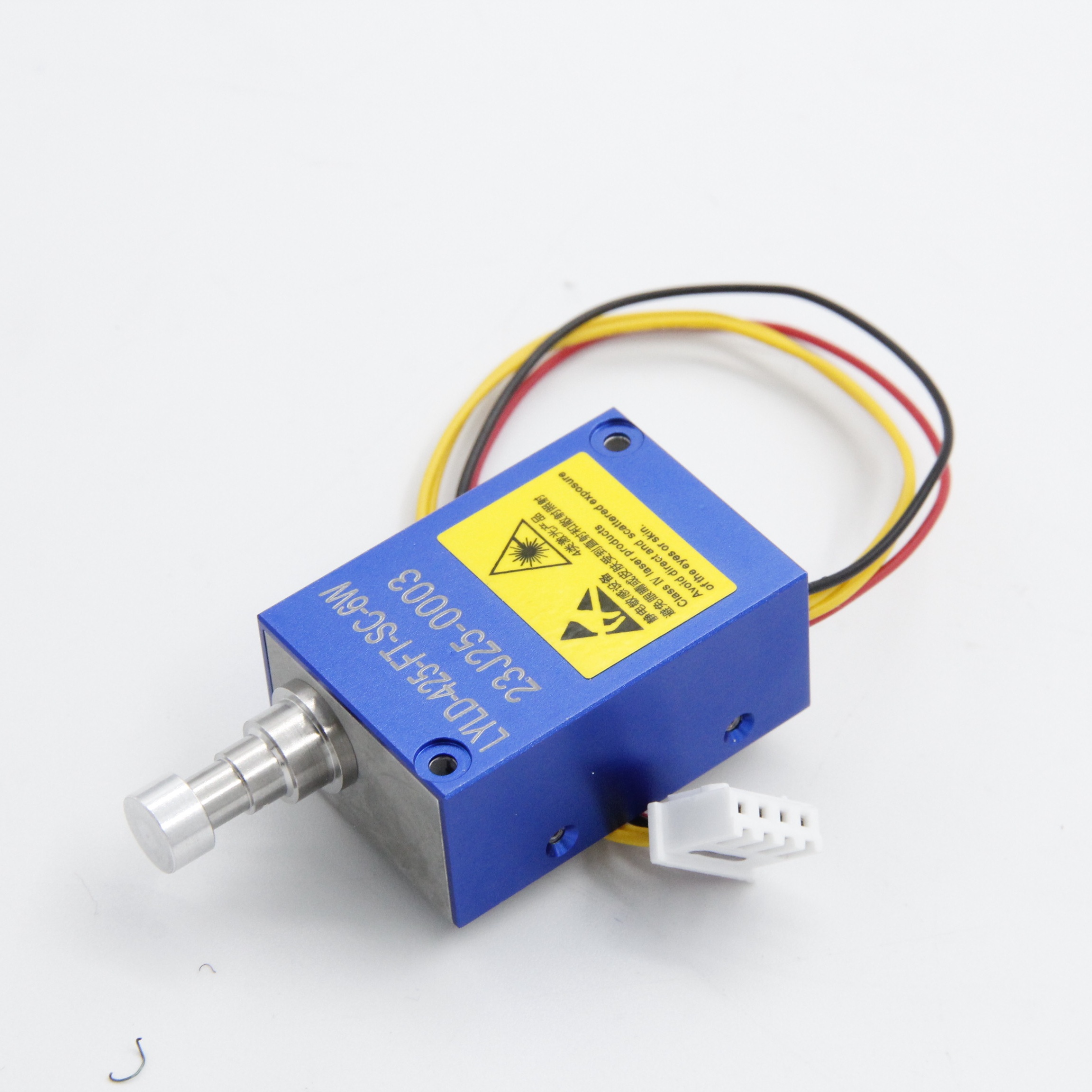 Módulo láser de fibra de acoplamiento espacial violeta de 105um 405nm 5W para exposición LDI