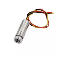 Módulo de láser rojo de alta potencia alta ajustable 660 nm 150MW 200mw para posicionamiento láser