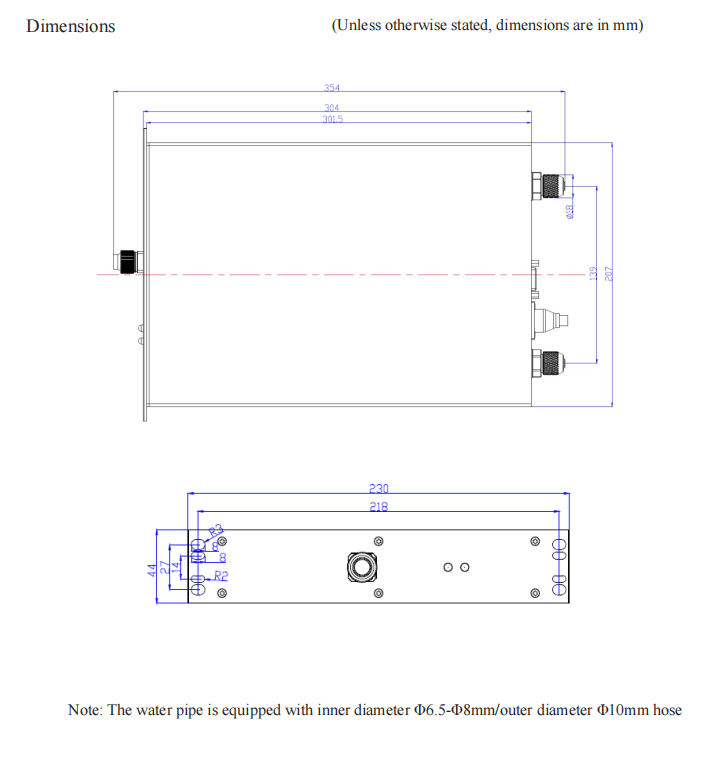 M&oacute;dulo l&aacute;ser acoplado de fibra 