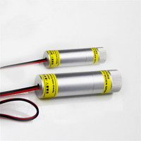 Viga de puntos ajustable de alta potencia 450nm 1600MW Módulo láser azul para grabador láser de escritorio